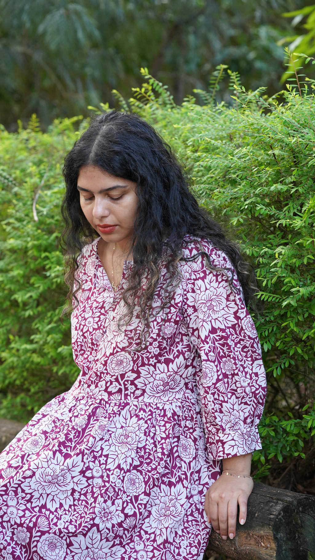 Ira Cotton Midi Dress